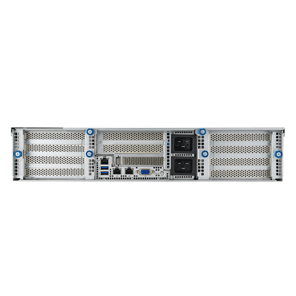 ASUS ESC4000A-E12-SKU1, 2U GPU, 1 x SP5 LGA6096 EPYC 9004 (400W), 12DIMM DDR5, 2 x 2.5" SATA/SAS*/NVMe + 2 x 3.5" SATA/SAS*/NVMe + 2 x 3.5" SATA/SAS*,2 x GbE LAN (I350), 2x (замена материнской платы) арт. 90SF02M3-M01090-NNC-001